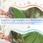 Topcee Cooling Blankets For Hot Sleepers,Arc-Chill Q-Max >0.5 Cool Fiber,100% Oeko-Tex Certified,Full Size Lightweight Summer Co