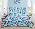 Bedspread Set King Size Quilts Beach Bedding Coastal Ocean Reversible Quilts Summer Bedspread Coverlet Soft Lightweitht Quilt Be