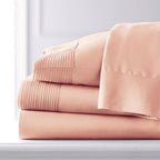 Southshore Fine Living, Inc. Split King Sheet Set, 5-Piece, 21'' Extra Deep Pocket Pleated Sheets | Flat Sheet, 2 Split Fitted S