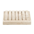 Creative Home Natural Champagne Marble SPA Collection Hand Soap Dish Bar Soap Tray Holder for Bathroom Countertop Kitchen Sink O