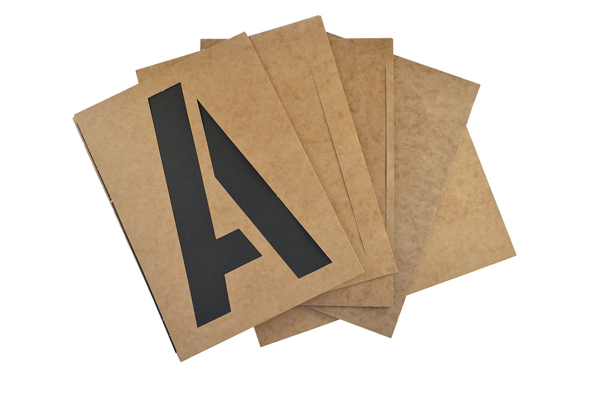 Westcott Lettercraft Oil Board Stencil Kit, 10-Inch Caps (Ob-10/15828)