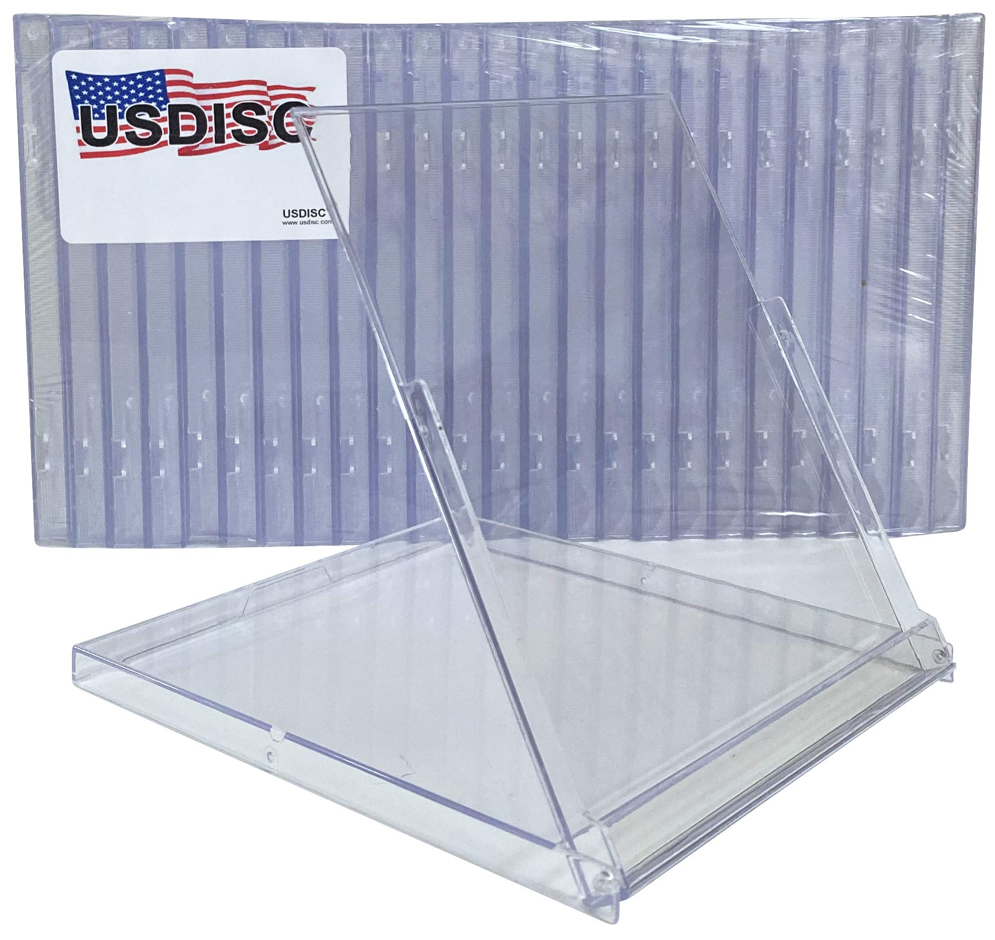 Usdisc Calendar Display Case Standard 10.4Mm, Clear, Pack Of 50