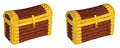 Beistle Inflatable Treasure Chest Cooler Party Accessory Pack of 2