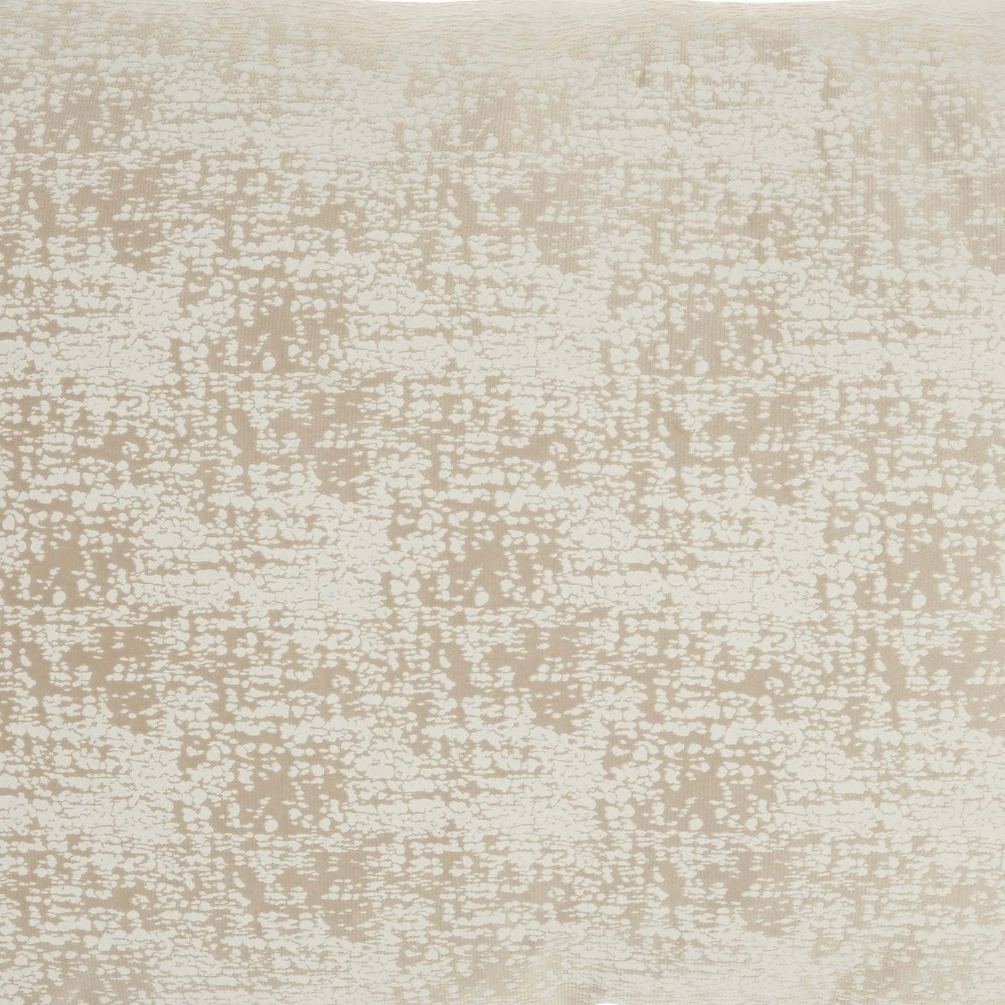 HomeRoots 100% Polyester Beige Distressed Gradient Lumbar Pillow