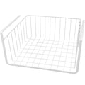 Southern Homewares White Wire Under Shelf Storage Organization Basket 11-Inch
