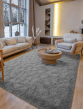 Macgace 8x10 Grey Area Rugs for Living Room, Super Soft Fluffy Rug with Non-Slip Backing for Girls Boys Bedroom Baby Nursery, So