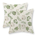 Gohdiwh Fall Pillow Covers 18x18 Set of 2 Sage Green Pumpkin Maple Leaf Fall Decor Pillowcase Autumn Thanksgiving Decorations Ou