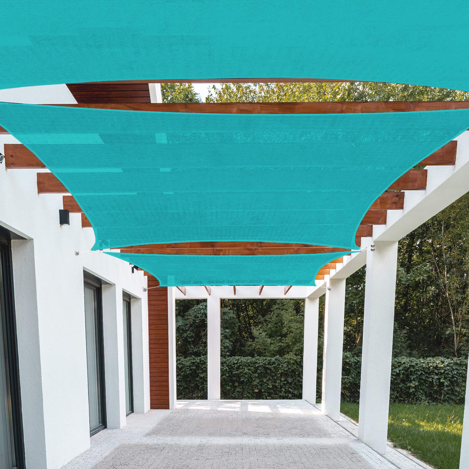 Patio Paradise 4' X 4' Sun Shade Sail Rectangle Canopy Patio Cover Sunlight Block Awning Heavy Duty Commercial Grade For Backyar