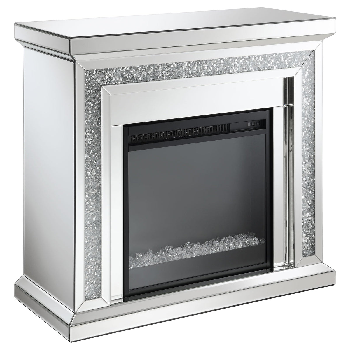 Coaster Lorelai Electric Fireplace, Mirror