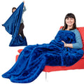 Ezrallora Giant Lightweight Foot Pocket Blanket - Patent Pending- 75'X55' Premium Fleece Throw - Valentine'S Day Gamer Gifts -