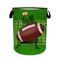 American Football Laundry Basket Foldable Laundry Hamper Tote Bag Storage Bucket Toy Organizer For Bathroom/Laundry/Bedroom(19.6