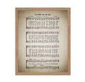 Poster Master It Is Well With My Soul Poster - Hymnal Song Sheet Print - Sheet Music Art - Gift for Him, Her, Musician - Musical