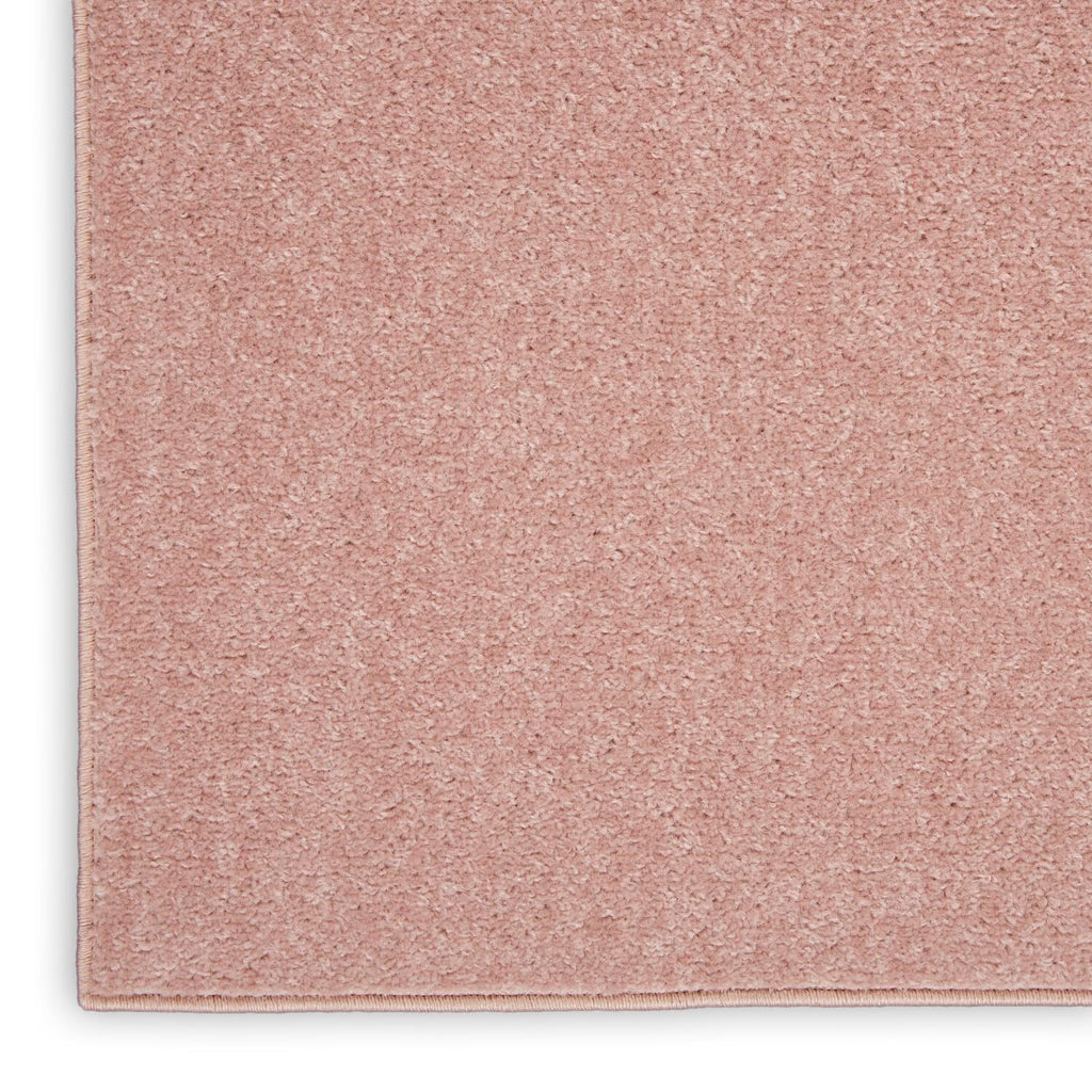 Nourison Essentials Indoor/Outdoor Pink 7' X Square Area -Rug, Easy -Cleaning, Non Shedding, Bed Room, Living Room, Dining Room, Backyard, Deck, Patio (7 Square)