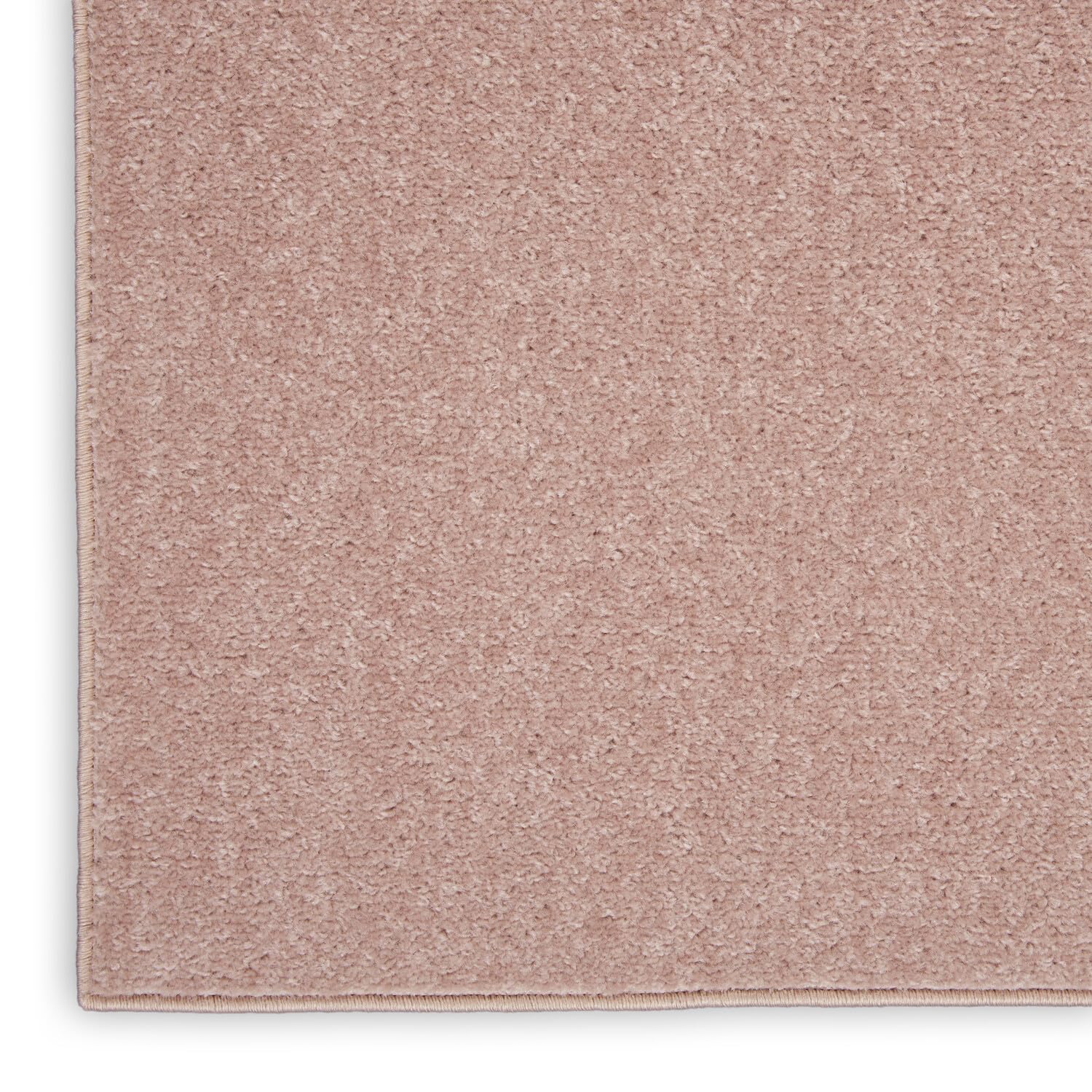 Nourison Essentials Solid Contemporary Pink, Runner Rug, 2' X 6'