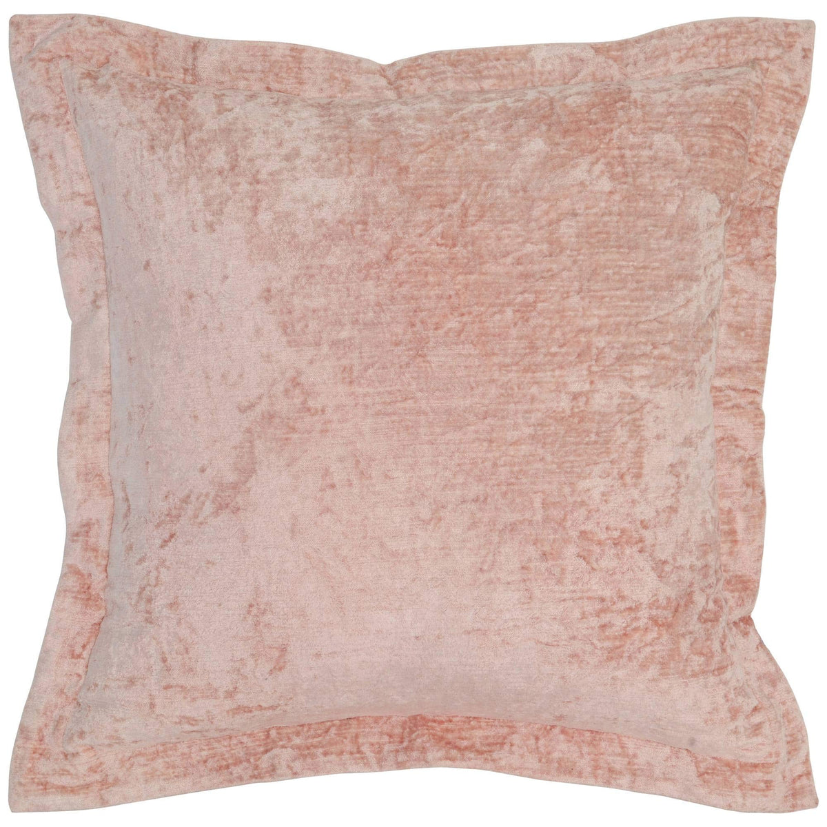 Universal Lighting and Decor Kosas Home Bryce 22&quot; Square Transitional Velvet Throw Pillow in Pink