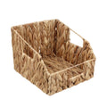 Wicker Pantry Basket with Builtin Handles, Natural Water Hyacinth, 1Pack