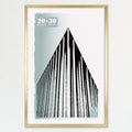 MCS Foundation 20x30 Poster Frame Traditional Brass, Vertical & Horizontal Wall Hanging Large Picture Frame for Photos, Posters 