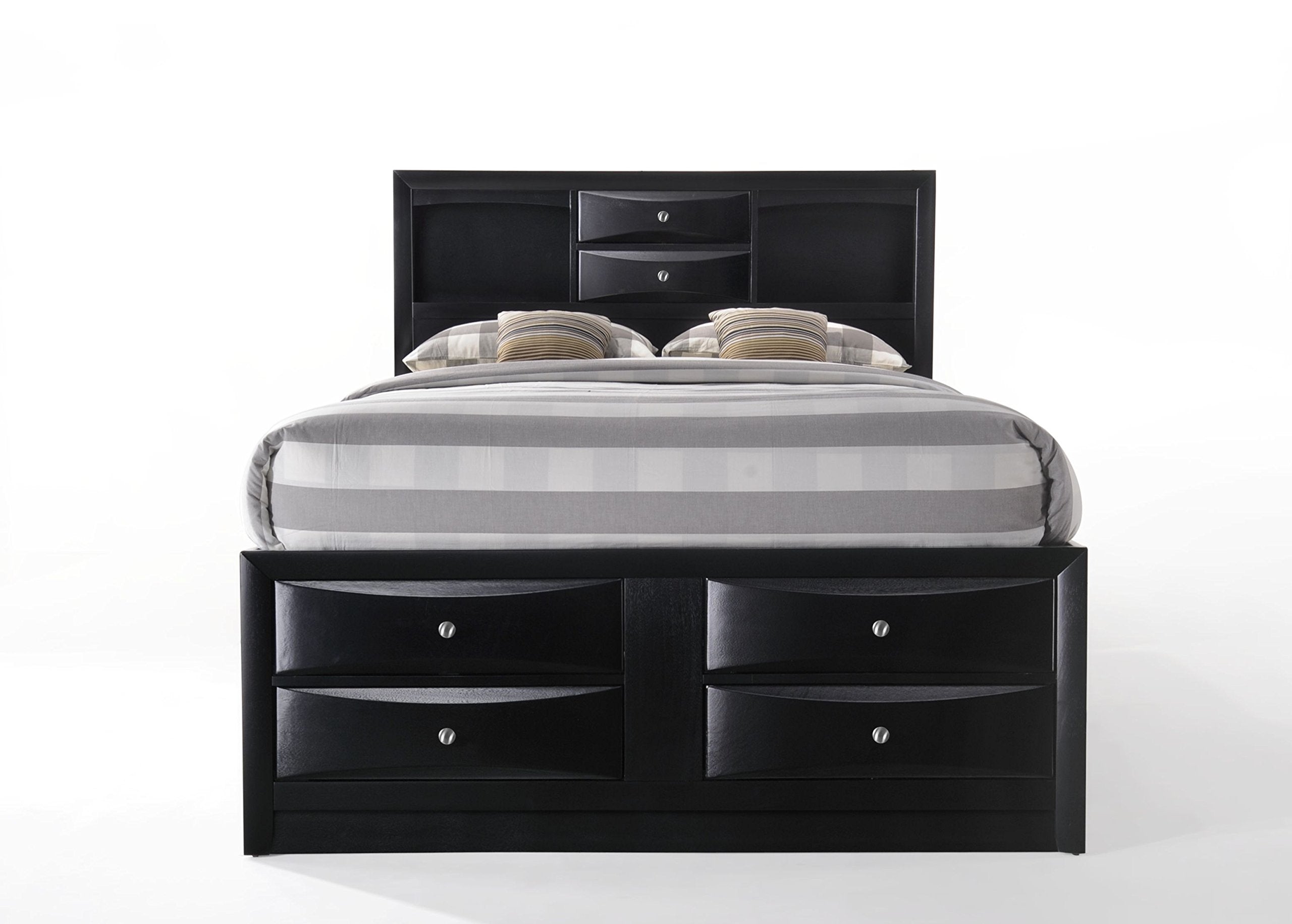 Acme Ireland King Bed with Storage in Black