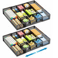 Marbrasse Expandable Desk Drawer Organizer, Mesh Drawer Organizer Tray With 10 Adjustable Compartments, Desk Organizers And Acce