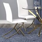Coaster Home Furnishings Carmelia Upholstered Dining Side Chair White (Set of 4)