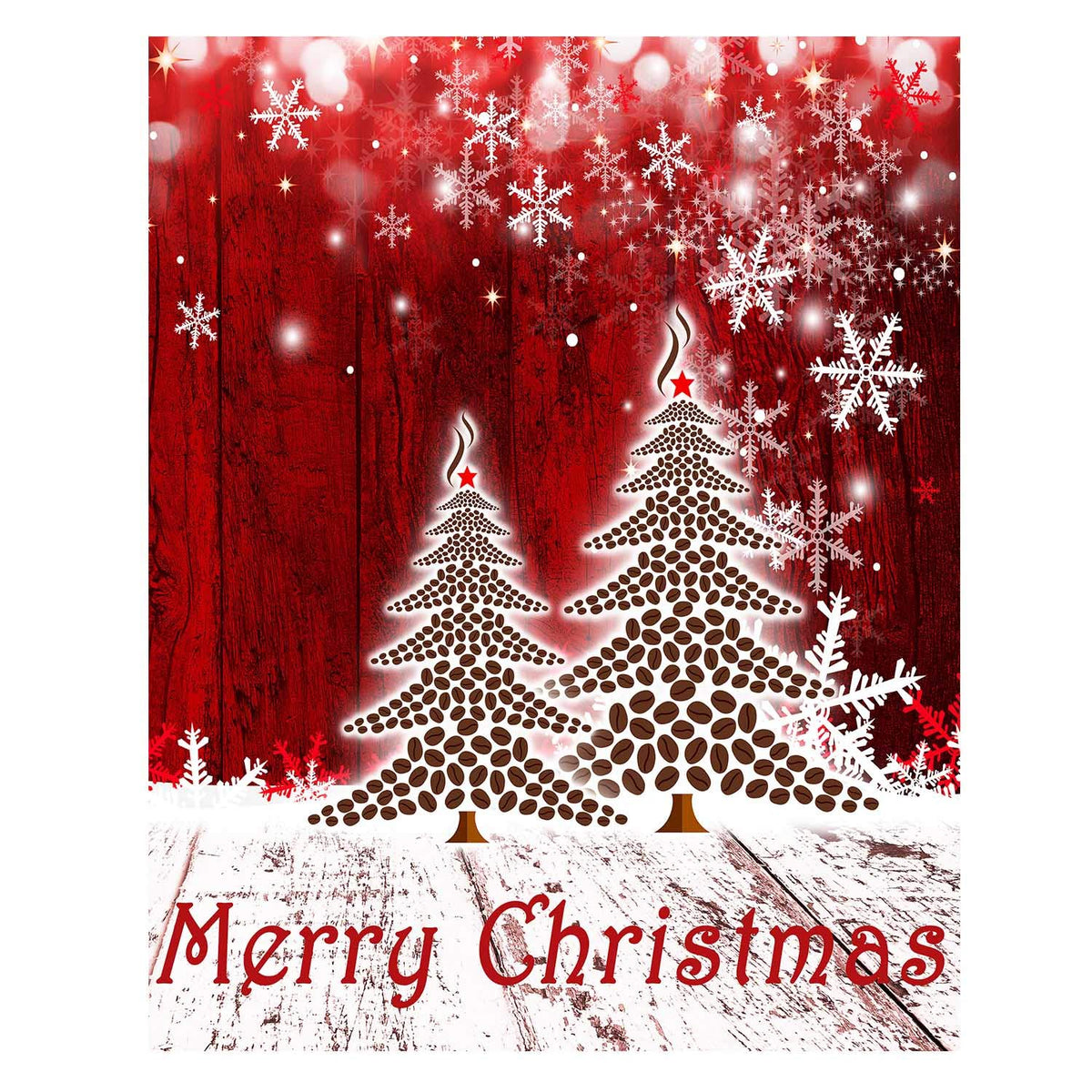 Merry Christmas Tree Snowflake Garden Flag Winter Snow Double Sided Flags House 28' X 40', Xmas Winter Snowman New Year Red Ga