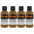 Custom Coat Camouflage Series 3 Ounce (Coyote Brown Federal Standard Color #20150) - Pack Of 4 - Urethane Tint Concentrate For T