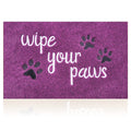 HLFMVWE Large Welcome Mat for Front Door Home Entrance Funny Doormat Wipe Your Paws Mats Outside Door Mats for Indoor Outdoor wi
