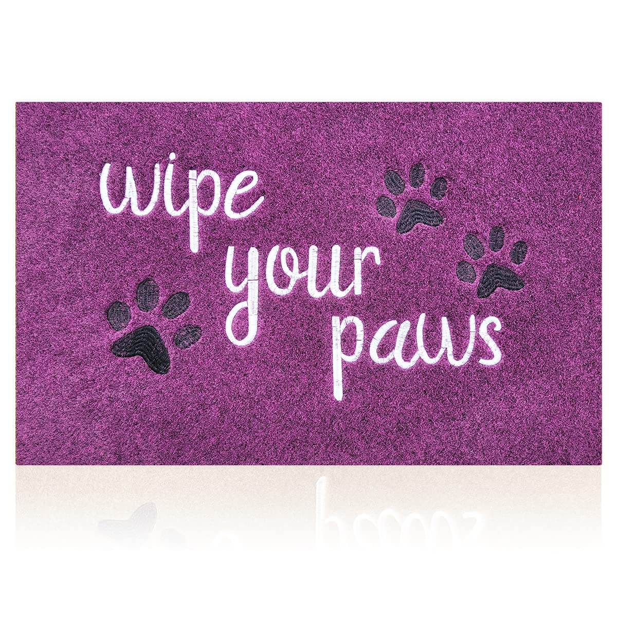 HLFMVWE Large Welcome Mat for Front Door Home Entrance Funny Doormat Wipe Your Paws Mats Outside Door Mats for Indoor Outdoor wi