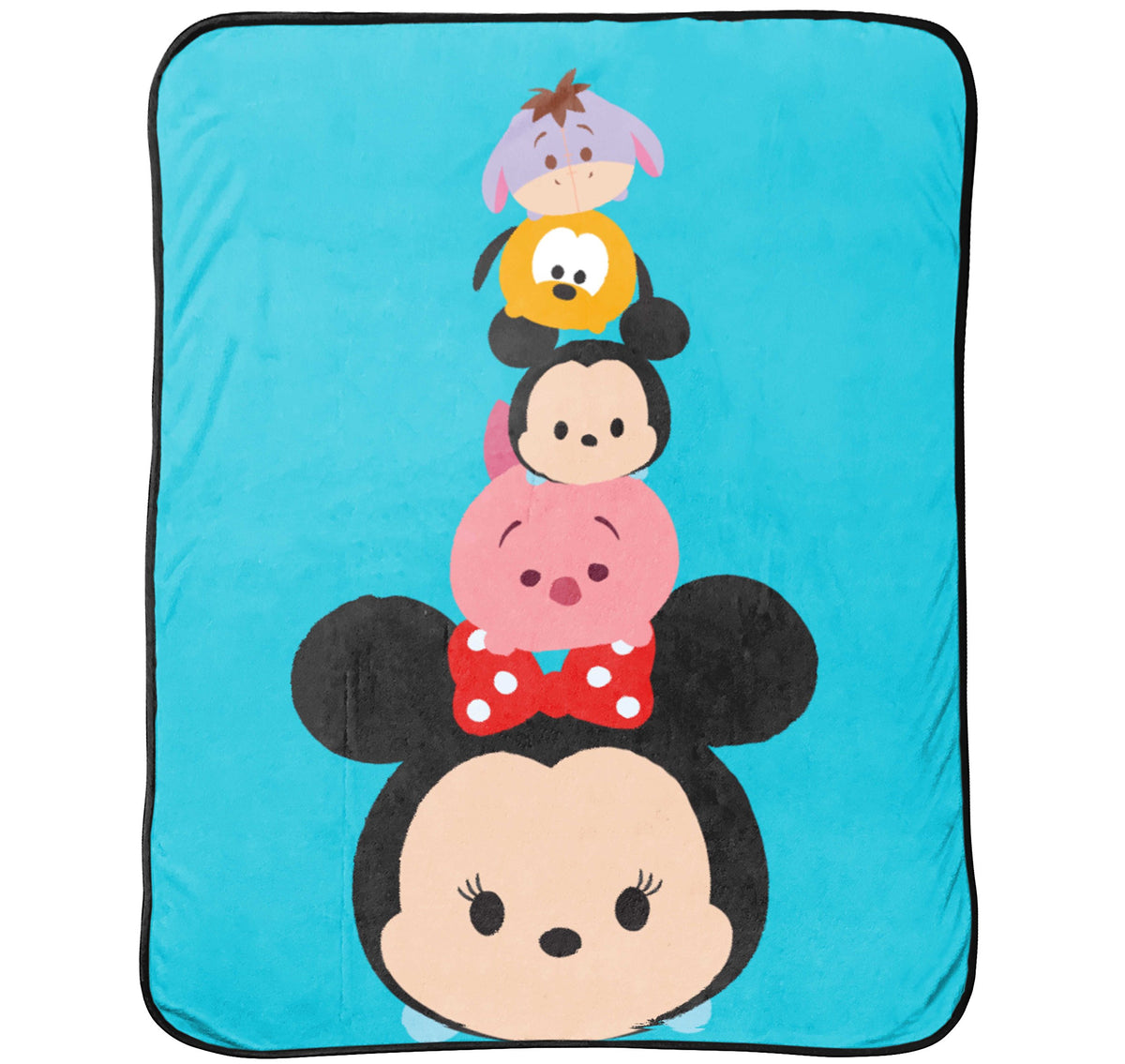 Disney Tsum Tsum Faces Flannel/Silk Throw