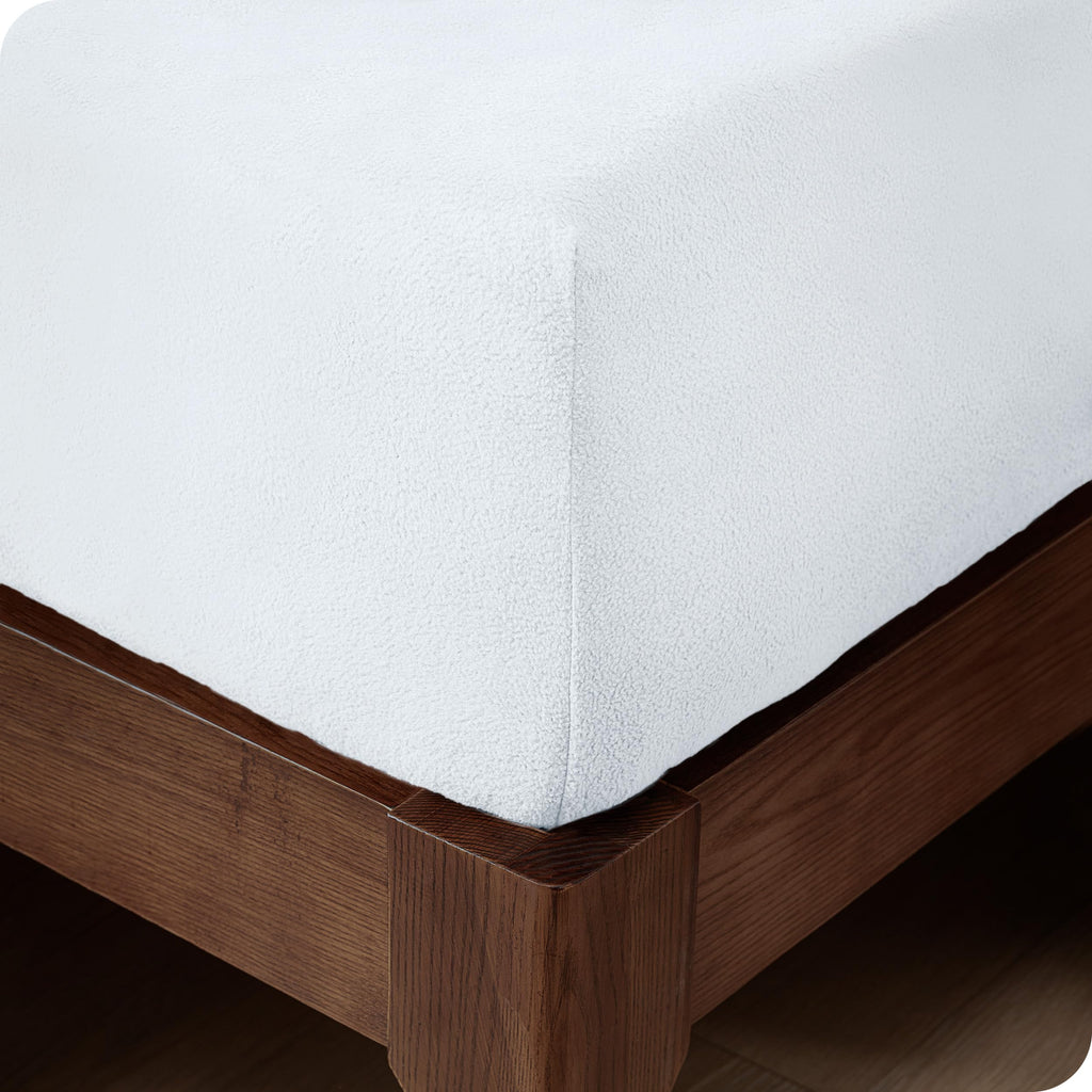 Bare Home Super Soft Fleece Fitted Sheet - King Size - Extra Plush Polar Fleece, No-Pilling - Deep Pocket - All Season Cozy Warm