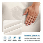H.Versailtex Real Velvet Futon Cover Armless Sofa Covers Sofa Bed Covers Stretch Futon Couch Cover Sofa Slipcover Furniture Prot