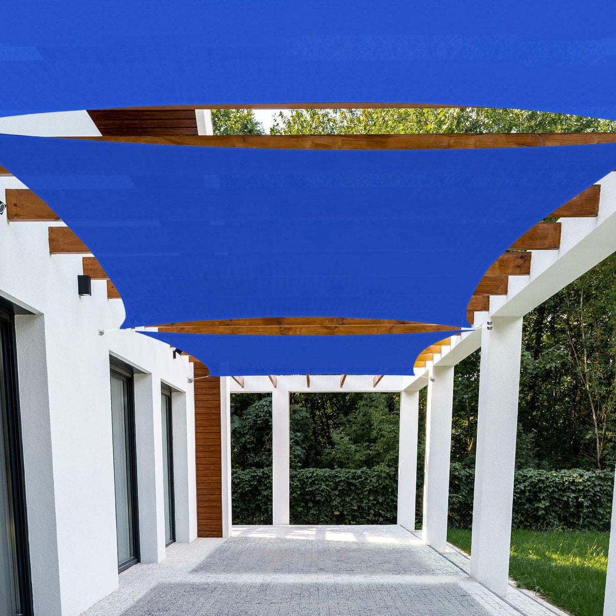 Patio Paradise 9' X 9' Sun Shade Sail Rectangle Canopy Patio Cover Sunlight Block Awning Heavy Duty Commercial Grade For Backyar