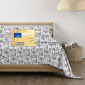 Thread Spread 100% Egyptian Cotton Printed Bed Sheets - 600 Thread Count 4 Pc Full Sheet Set, Hotel Luxury Sateen Bedsheets, 16'