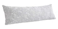 Sweet Jojo Designs Grey Floral Vintage Lace Body Pillow Case, 54 in. x 20 in.