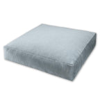 Jaxx Brio Large Dcor Floor Pillow / Meditation Yoga Cushion, Plush Microvelvet, Ice