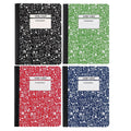 Staples Wide Ruled Composition Books 4 Pack Blue Red Green Black 100 Pages