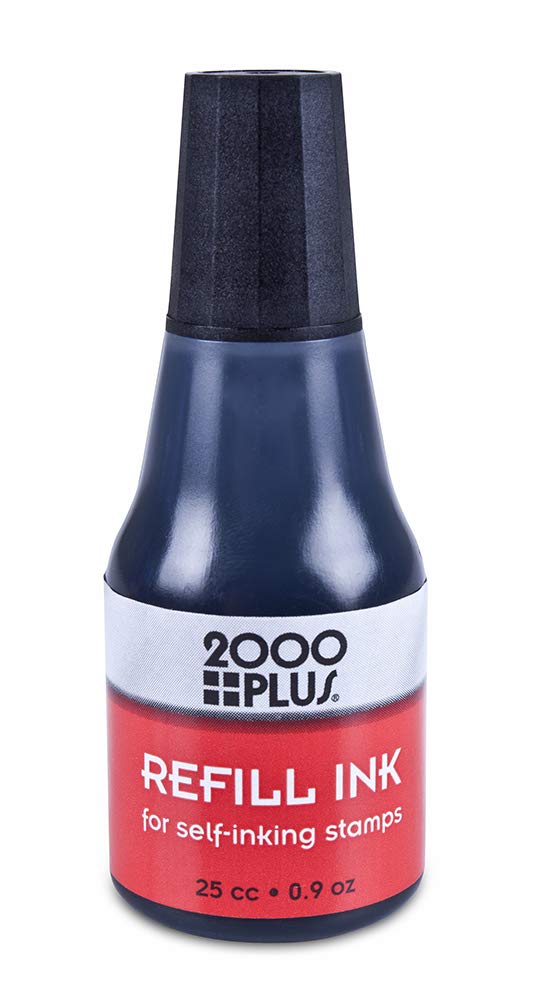 2000 PLUS Self-Inking Refill Ink - Black, 0.9 fl oz, Model 32962