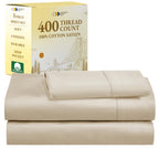 California Design Den Twin Sheets 100% Cotton, 400 Thread Count Sateen For Twin Size Bed, Soft & Breathable, Cooling Sheet Set,