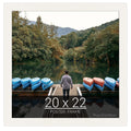 wallsthatspeak 20x22 white Picture Frame for Puzzles Posters Photos or Artwork