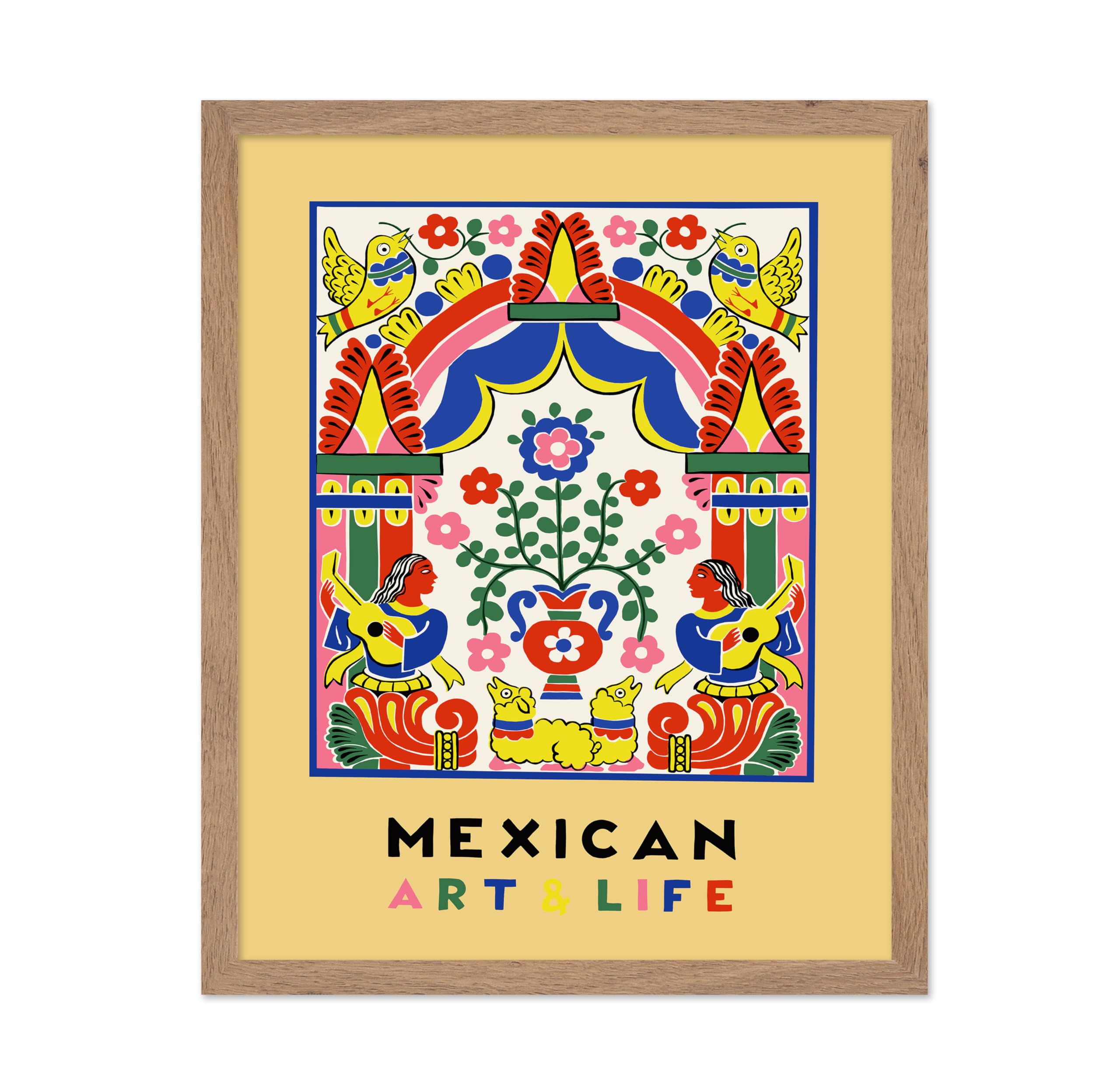 Poster Master Travel Poster - Vintage Mexican Art and Life Print - Unique Wall Decor for Home, Living Room, Kitchen, Office, Bed