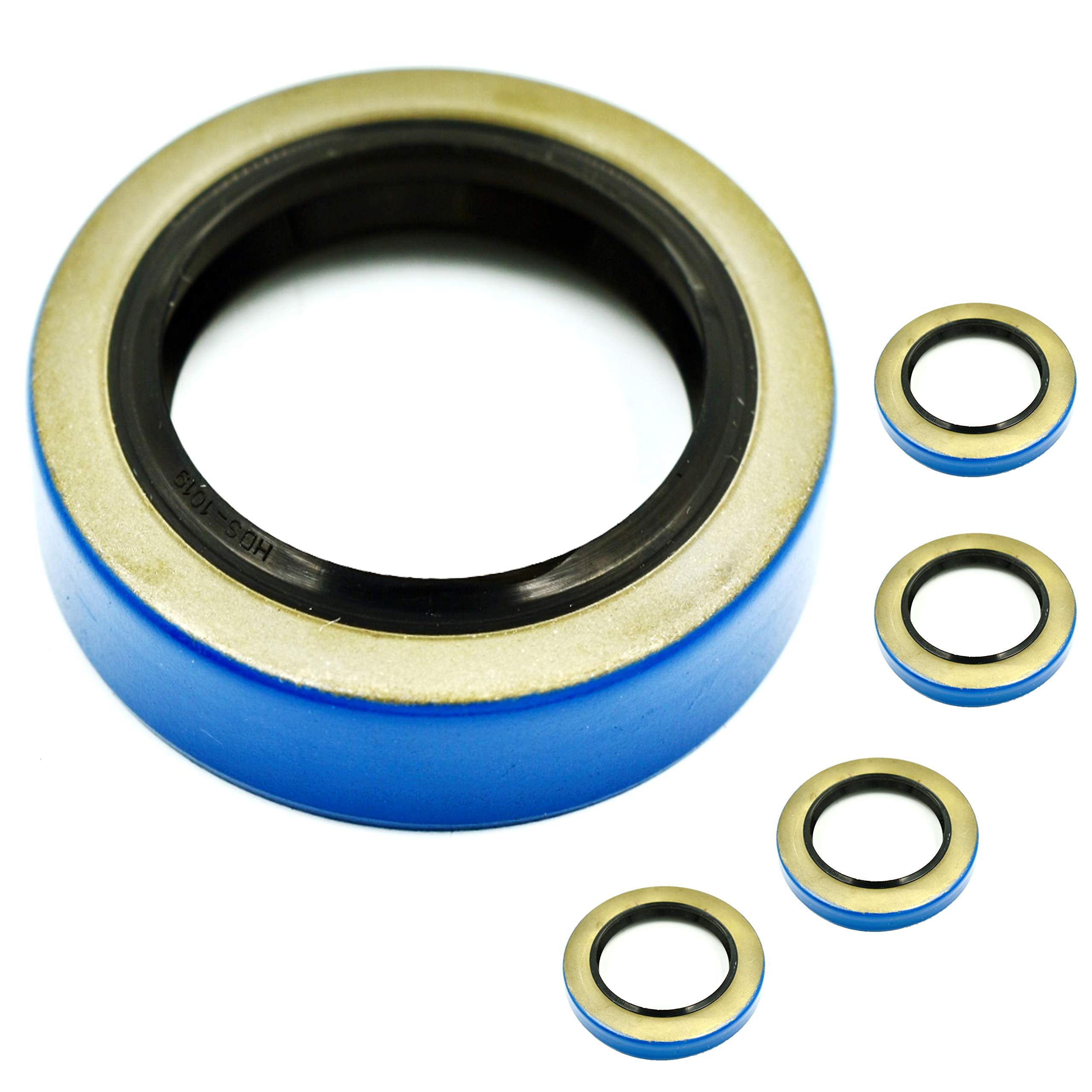 Hd Switch 4 Pack 168255Tb With Bore Sealant Coating Upgrade - Double Lip Trailer Axle Hub Grease Seal Wps 1.68' X 2.56' X 0.50