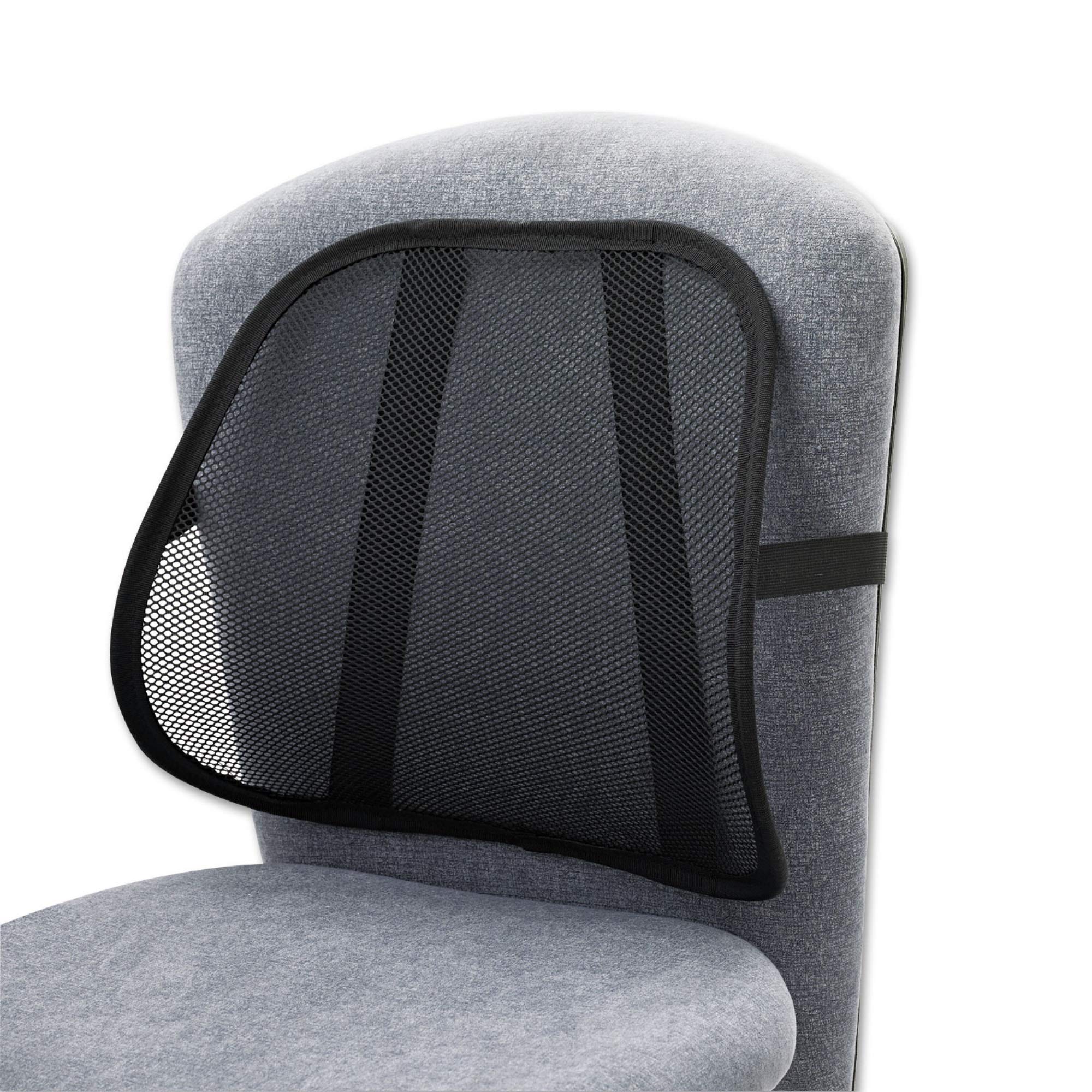 Safco Mesh Backrest BACKREST,ADJUST,MESH,BK 21909 (Pack of3)