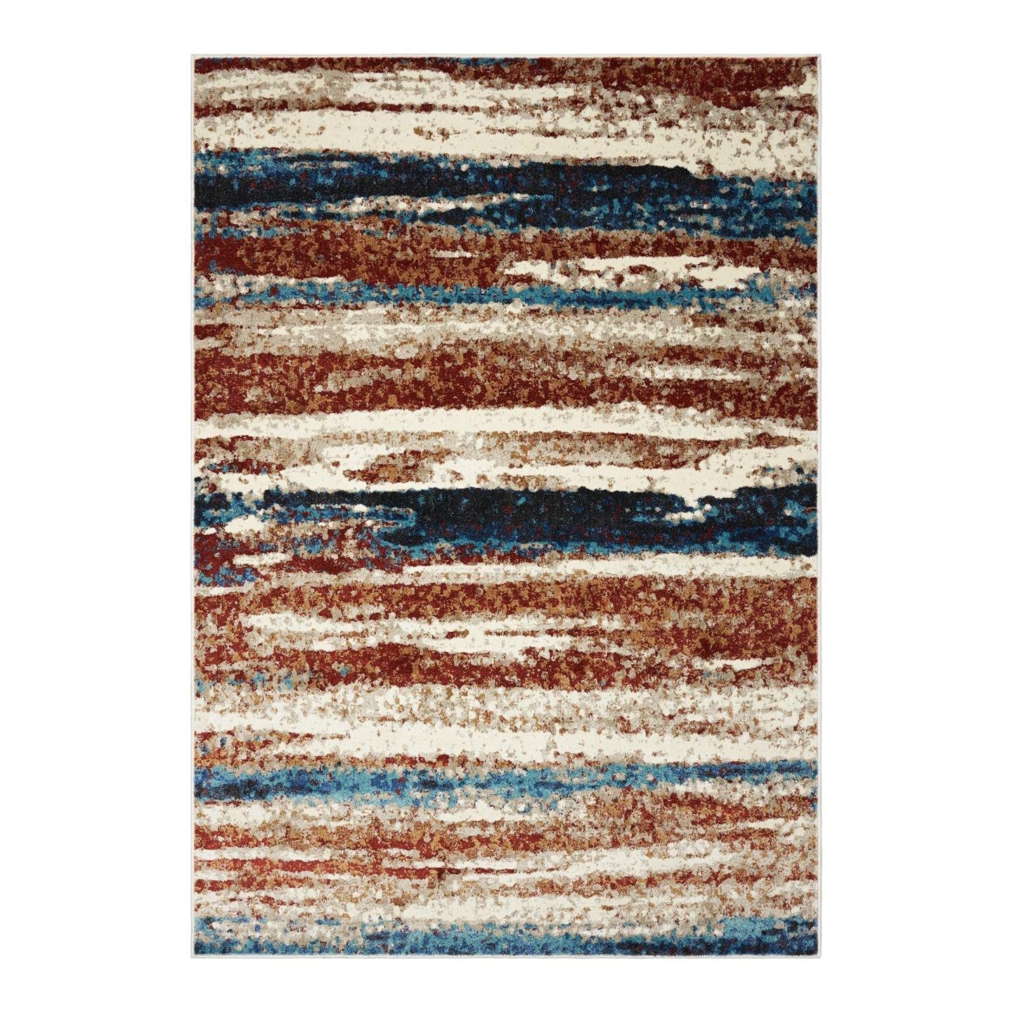 Luxe Weavers Lagos Collection 7501 Passion 5X7 Abstract Area Rug