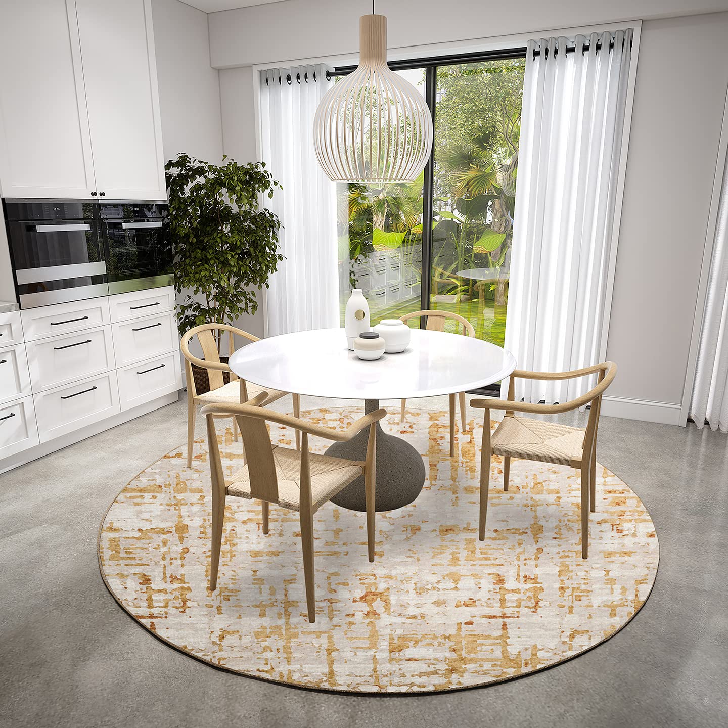 Dalyn Rugs Brisbane Br5 Modern Camouflage Khaki 8' X 8'