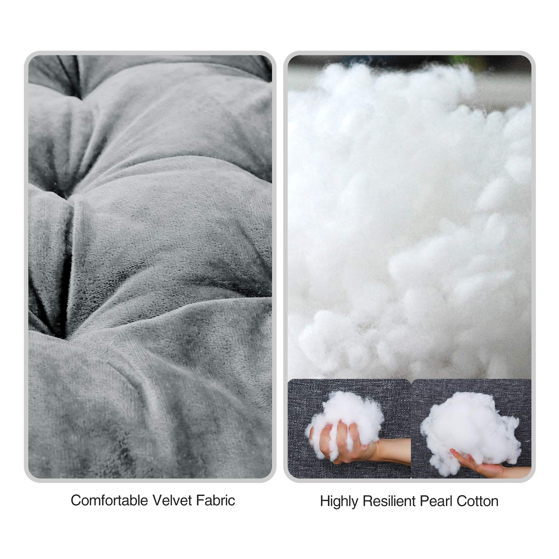 Redcamp 21' Wider Chaise Lounge Chair Cushion For Patio Furniture, Thicker Soft Comfortable Zero Gravity Chair Pad For Outdoor