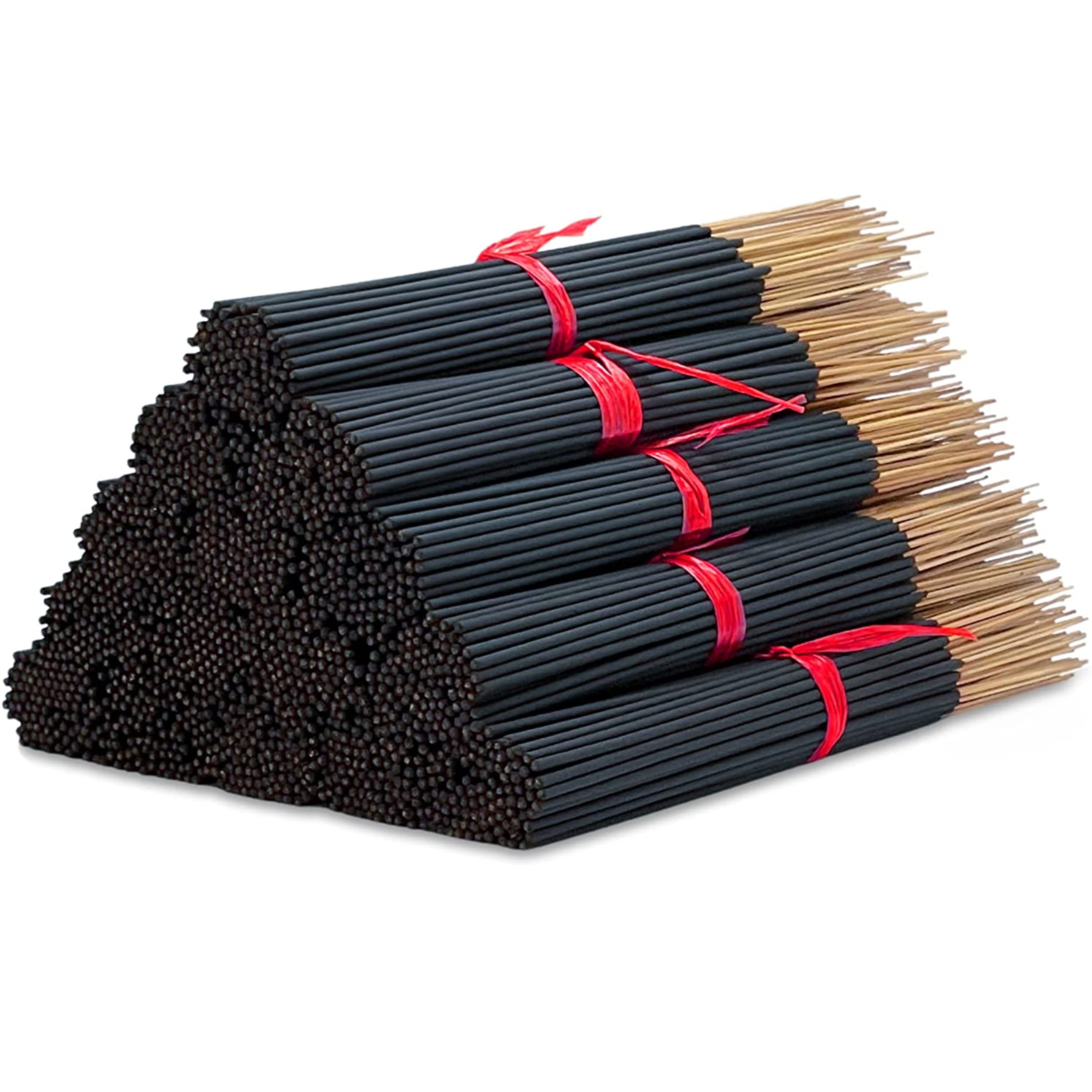 Japanese Cherry Blossom Incense Sticks 11'' - 1 Bundle 85 to 100 Sticks - Smooth and Clean Long Burn Time, 45 to 60 Minutes.
