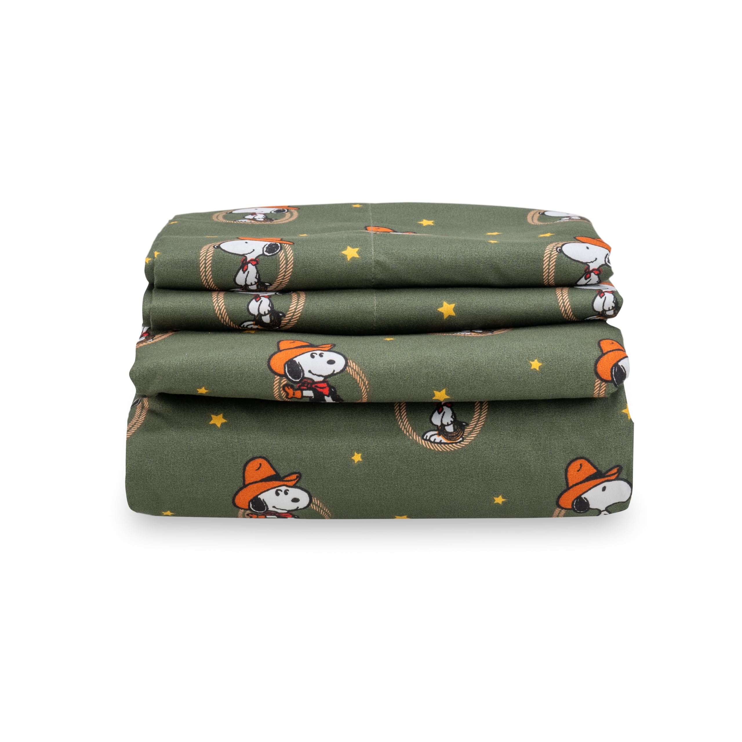 Berkshire Blanket Peanuts Kids Sheet Set Full Size - 4 Pieces,Cute Character Snoopy Printed Soft Microfiber Bed Sheets,Snoopy Gi