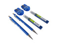 Taytools Bundle Pair 2 Each 504021 2.0 Mm Mechanical Pencils With 12 Each Hb Leads And Pointer/Sharpener