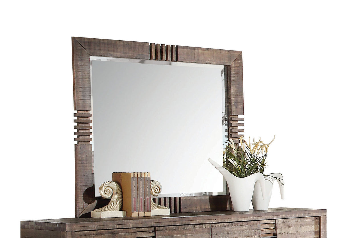 Acme Andria Mirror In Reclaimed Oak