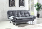Coaster Home Furnishings Dilleston Tufted Back Upholstered Sofa Bed Grey
